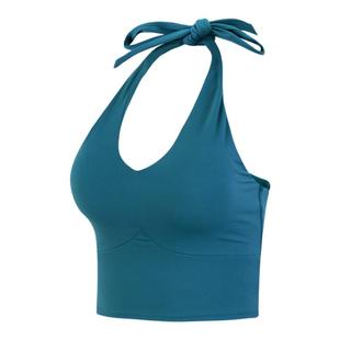 岚纹运动内衣女挂脖带胸垫美背吊带背心防震健身文胸专业瑜伽服夏