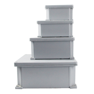 户外防水盒分线盒接线盒暗盒室外铝合金金属铸铝盒壳体铝挂角带耳