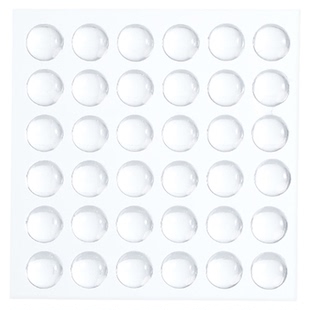 霜山冰箱防撞贴家用柜门门把手椅背防撞垫大门缓冲垫透明条静音贴