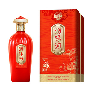 浏阳河酒清香53度纯粮酒甄酿佳品粮食白酒礼盒送礼婚宴酒多规格