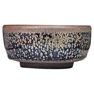 李达建盏油滴鹧鸪斑禅定杯高端茶盏品茗杯手工收藏级大师主人杯