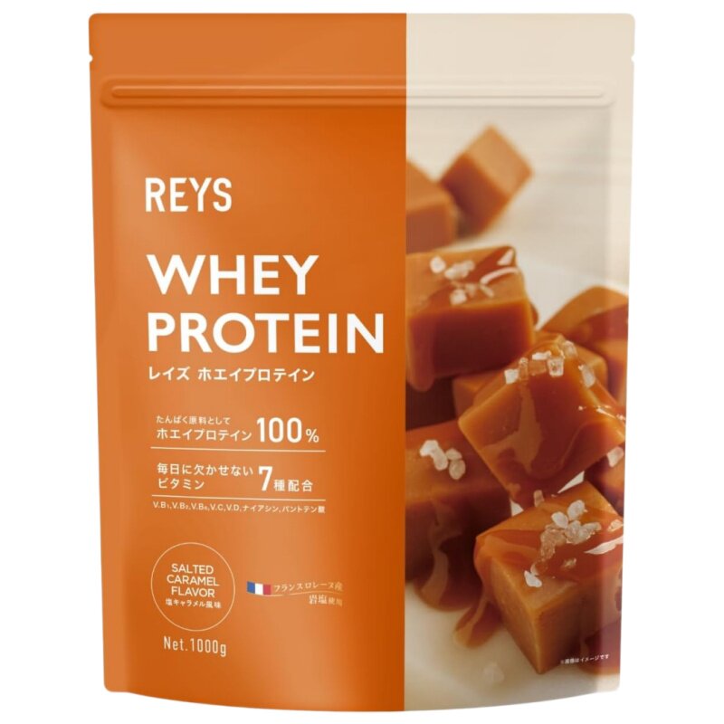 日本代购REYS乳清蛋白粉1kg/袋 运动健身跑步马拉松游泳营养补充