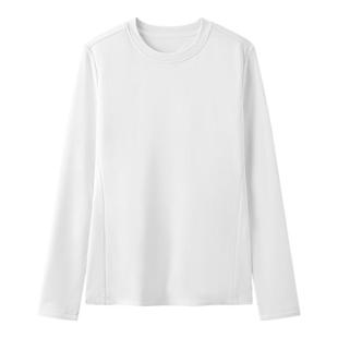 【李乃文同款】白小T秋冬可机洗拒水鹅绒T羽绒暖柔保暖男女款上衣