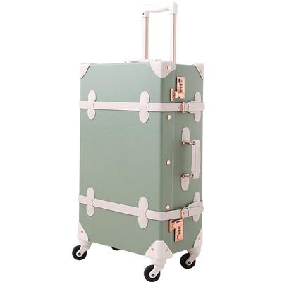 小清新复古行李箱万向轮女学生