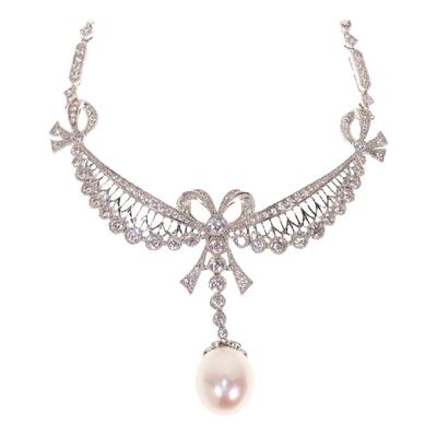 喻棠茜茜公主天然珍珠复古项链