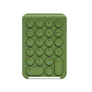 BOW笔记本外接蓝牙数字键盘鼠标可充电 适用于苹果mac联想手提电脑外置会计财务数字键无线小键鼠套装