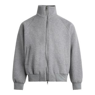 VERY FEWEST cleanfit基础重磅双拉链高领卫衣男女款百搭宽松外套