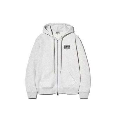 MARITHE经典LOGO拉链连帽卫衣