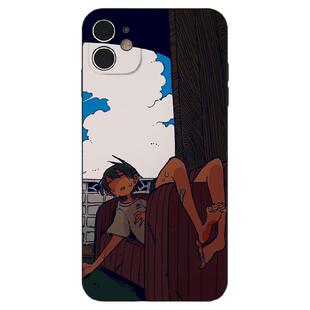 炎热夏天适用iPhone16日系11/12/13苹果15ProMax玻璃XS手绘14硅胶防摔手机壳华为荣耀OPPO小米VIVO安卓保护壳