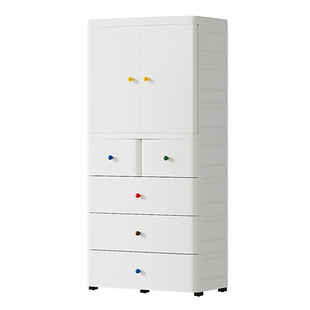 加深加厚特大号宝宝衣柜婴儿童收纳柜子简易小衣橱衣服整理储物柜