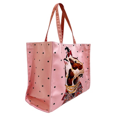 ctandjim可爱小狗手提包购物袋