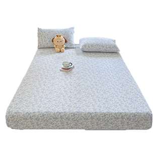 双层纱床笠罩单件2025新款非全棉纯棉宿舍单人1米2全包床垫保护套