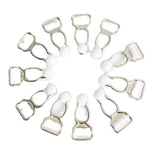 金属葫芦扣吊袜带配件吊带袜夹子肩带丝袜网袜防滑内衣调节扣子