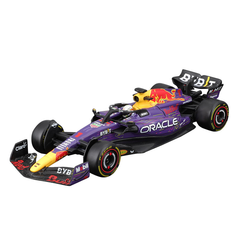 比美高1:43红牛RB19拉斯维加斯一级方程式赛车模型F1维斯塔潘紫牛