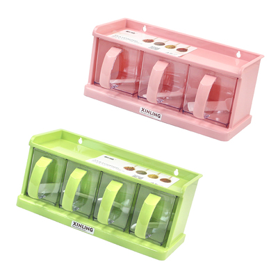 厨房抽屉式调味盒调料罐可壁挂