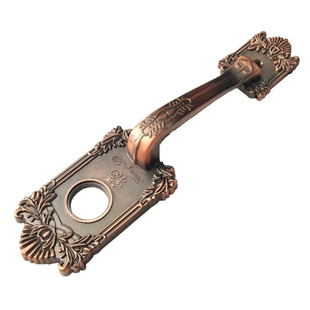 铸诚盼盼日上防盗门把手 实力外装门背包锁 佳卫自动碰锁塑料拉手