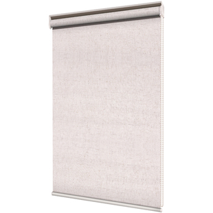 sunfree全遮光卷帘窗帘仿亚麻遮阳帘 升降隔热办公室客厅卧室阳台