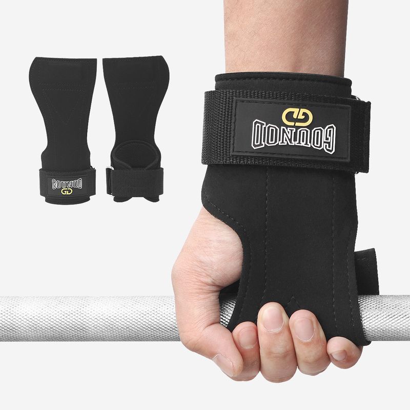 超纤护手掌防滑耐磨手腕带器械护引体向上阻力护具硬健身拉举重