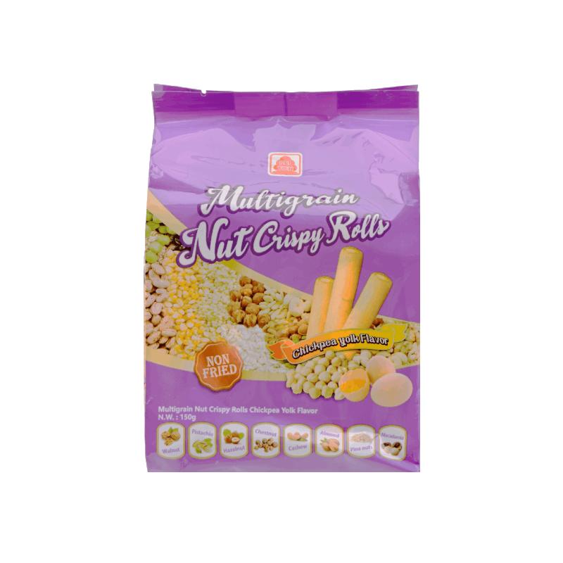 台湾北田99能量棒鹰嘴豆蛋黄味夹心糙米卷坚果谷物蛋白棒休闲零食