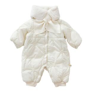 冬款新生婴儿入冬衣服冬装外穿宝宝初冬小月龄冬季棉服女宝冬天服