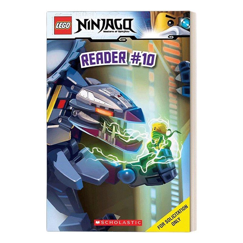 英文原版 LEGO Ninjago The Titanium Ninja Reader#10乐高幻影忍者10英文版进口英语原版书籍