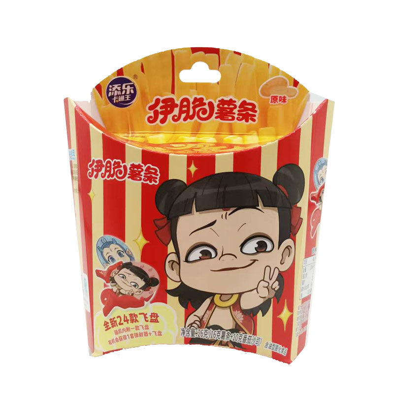 包邮添乐王伊脆薯条整箱香脆膨化