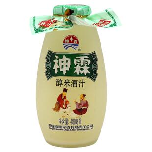 孝感神霖米酒汁480ml瓶装即饮米酒甜酒糯米酒酿月子米酒醪糟汁