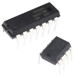 NE555P NE555 NE556N 计时/定时器编程振荡器 IC芯片DIP8 14 sop