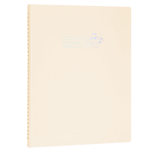 得力乐谱夹改谱册A4谱夹子乐谱资料收纳册透明插页活页黑色可修改歌曲乐谱册文件夹小提琴吉他钢琴音乐本歌谱