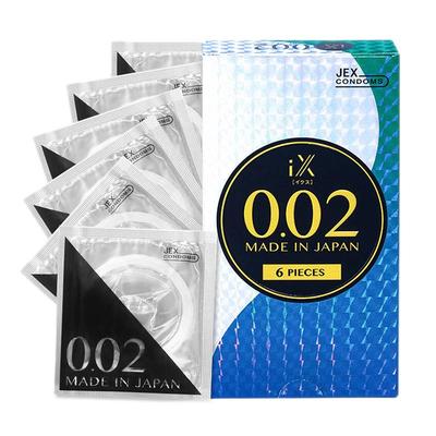 【自营】【直营】JEX捷古斯002超薄情趣玩具避孕套超薄套套6片装