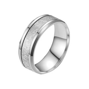 雾凇纹钛钢戒指男ins个性潮流时尚帅气男生戒指情侣指环女不掉色