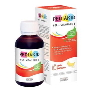 欧洲直邮Pediakid佩迪克大中宝宝早产新生婴幼儿童vb补铁糖浆125m