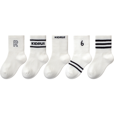 宝宝中筒袜春秋松口无骨