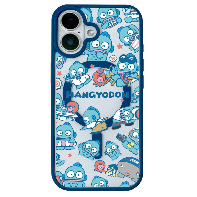 适用iphone17promax苹果16手机壳MagSafe磁吸15支架14透明13人鱼17汉顿25ultra丑鱼12卡