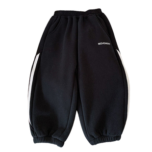 男童加绒裤子2025新款今年流行爆款秋冬儿童宝宝加厚保暖运动卫裤