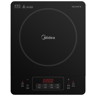 美的电磁炉家用炒菜锅一体全套智能爆炒大功率多功能小型新款正品