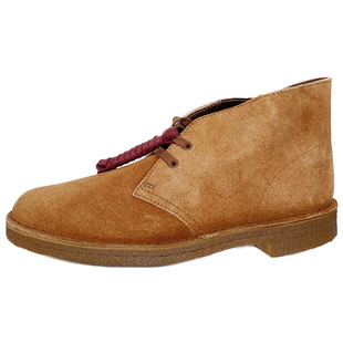 CLARKS其乐男款高帮系带经典款生胶底沙漠靴休闲皮鞋马丁靴工装靴