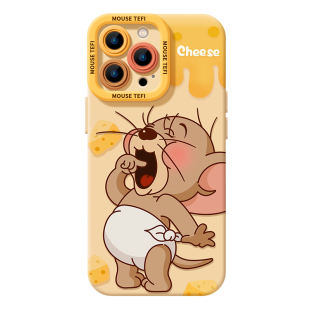 优思顿适用苹果17promax手机壳iphone17新款15猫和老鼠13杰瑞12硅胶14全包x防摔16pro超好看17pro保护air女套