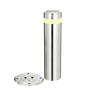 JC锦诚钢管活动路桩 可拆卸不锈钢加厚警示柱 可移动隔离柱挡车柱