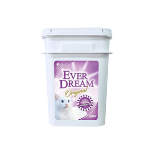 蓝梦天然钠基矿砂矿石猫砂活性炭除臭低尘混合膨润土袋/桶装紫梦