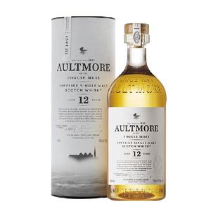 AULTMORE欧摩12年苏格兰斯贝塞单一麦芽威士忌酒700ml进口洋酒