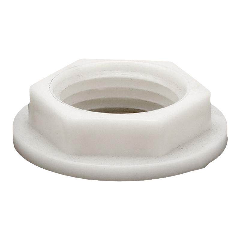 4分塑料并圈法兰并帽外六角背帽水箱接头锁紧螺母螺帽1/2紧固配件