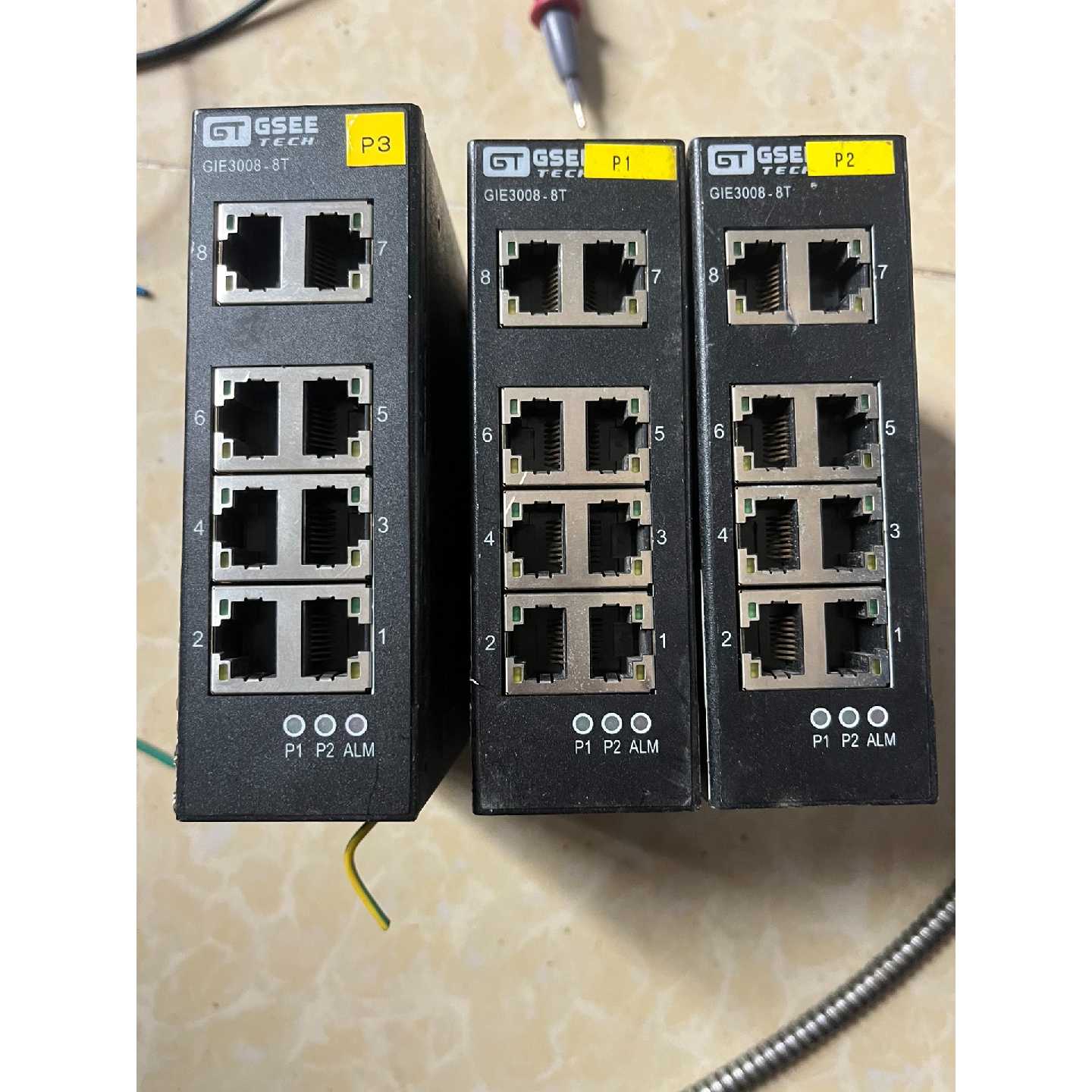 议价-吉诺GIE3008-8GT 8口千兆工业级交换机,成色