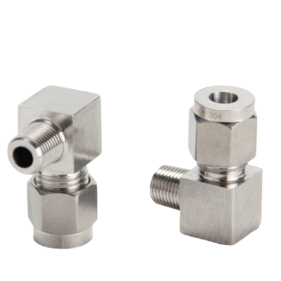 304不锈钢卡套钢管专用弯头