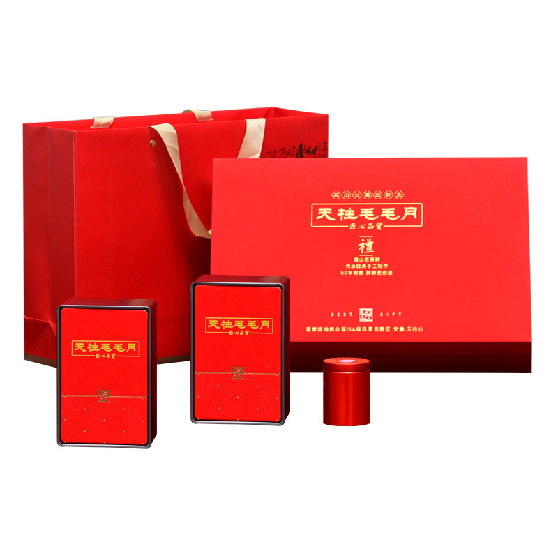 天柱毛毛月高档特级天柱弦月茶礼