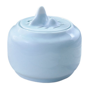 闻山电子熏香炉台湾陶瓷定时调温香薰炉汝窑青瓷沉香檀香品香器