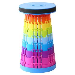 便携折叠凳塑料可伸缩美术生野营椅子收缩小板凳家用户外钓鱼马扎