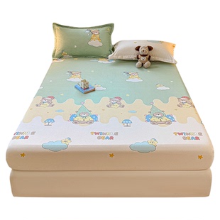 新款床笠加高40厘米厚床垫充气床保护榻榻米床套定做任意尺寸全棉