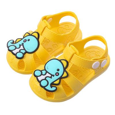 塑料婴儿包头凉鞋防滑软底