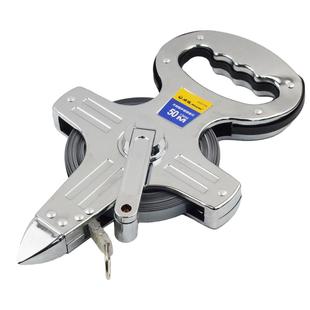 威达手提不锈钢卷尺50米30m软尺钢尺100米皮尺米尺钢卷尺建筑测量